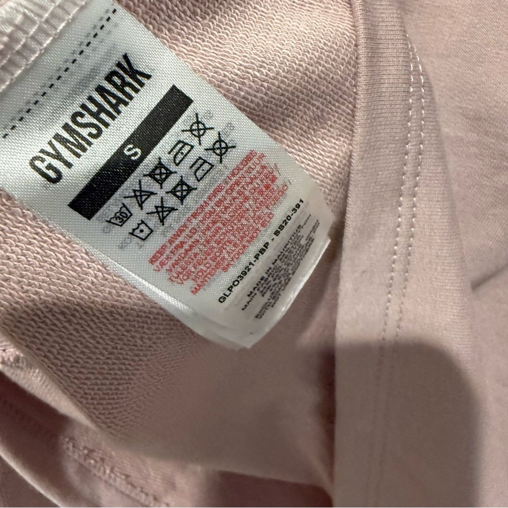 Gymshark pink Long Sleeve Crop Top size S - Picture 4 of 4